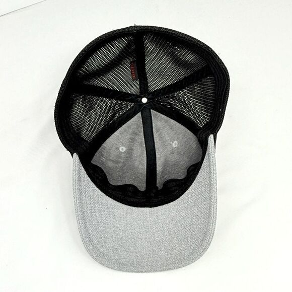 Columbia Gray Fabric Black Mesh Tree Flag FlexFit Ball Cap Hat - Picture 11 of 14